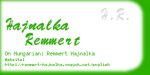 hajnalka remmert business card